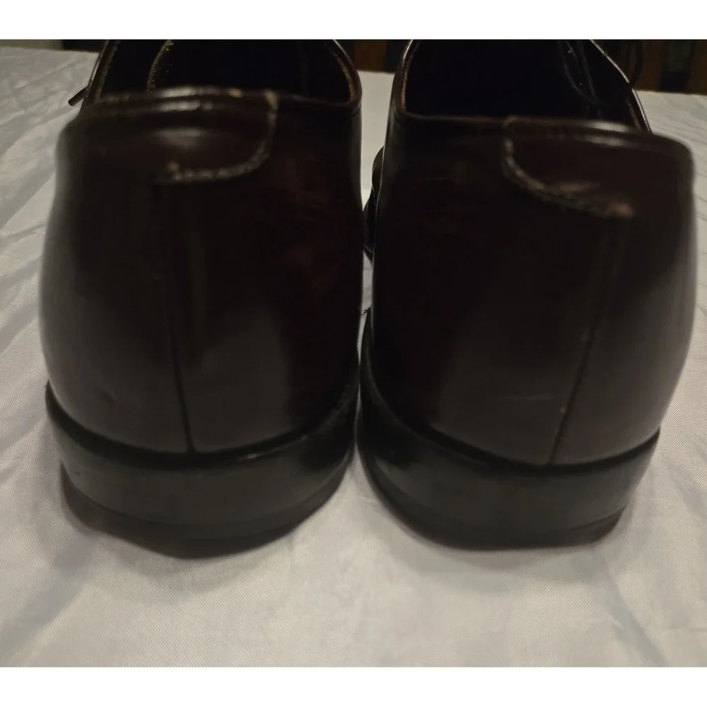Allen Edmonds Park Avenue 13B Cap Toe Oxford‎ Brown Leather Dress Shoes USA